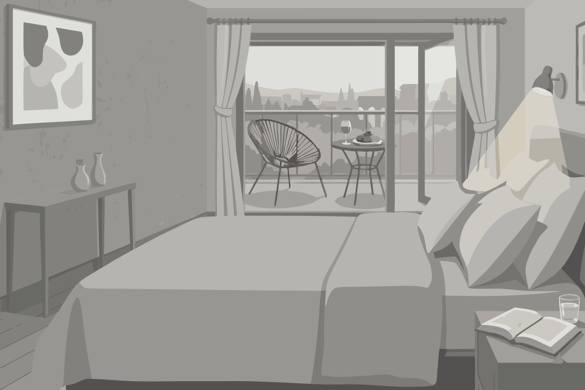 Twin Room with City View